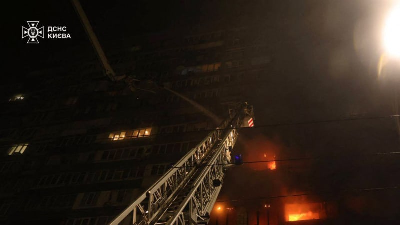 Část Kyjeva je po masivním ruském útoku bez proudu. V Záporoží zemřel 7letý chlapec