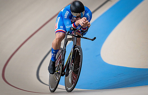 Dráhař Peterka byl sedmý na MS v závodě na kilometr s pevným startem