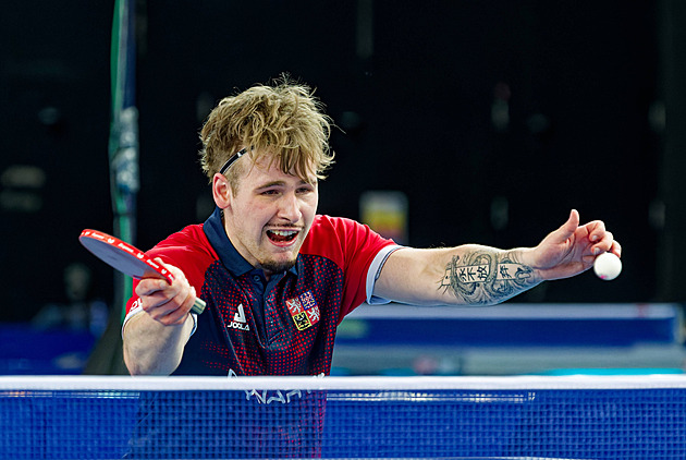 Čeští stolní tenisté jasně podlehli Slovinsku, na MS jsou blízko vyřazení