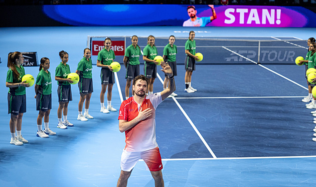 Tenisové zvíře vzbudil Berdych. Wawrinkův příběh trefně ukončila česká tečka